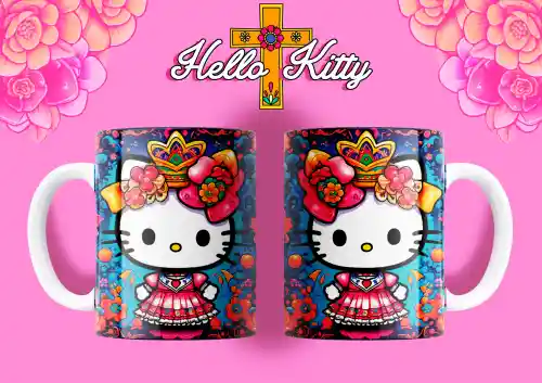 vectores plantilas HELLO KITTY,HALLOWEEN,DÍA DE MUERTOS,FESTEJO,